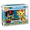 Funko Pop Games Sonic The Hedgehog Shadow & Super Shadow Glow in The Dark 2 Pack Exclusive