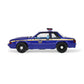 1988 "New York State Police Blue with Yellow Stripes and Blue Interior Hot Pursuit Series 8 1/64 Diecast Model Car by Greenlight 42650A