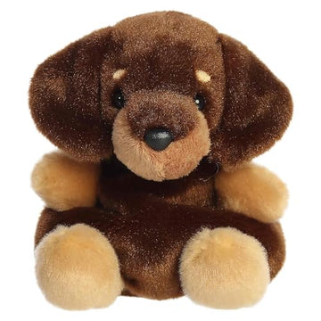 Aurora Adorable Palm Pals Houdini Dachshund Stuffed Animal - Fun Collectible Plush for Kids and Adult Collectors - Perfect for Decorating Rooms