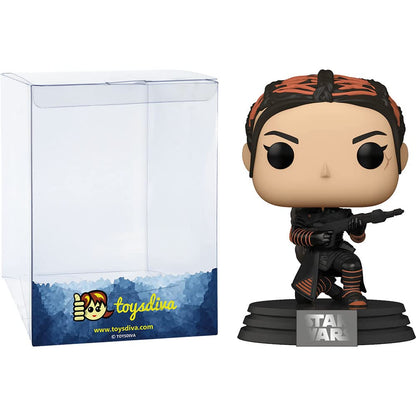Funko Fennec Shand: P o p ! Vinyl Figurine Bundle with 1 Compatible 'ToysDiva' Graphic Protector (481-60237 - B)
