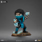 Iron Studos Collectible Statue Sub-Zero - Mortal Kombat - Minico PVC Blue 5.7 inches