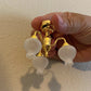 AirAds 1:12 Scale Dollhouse Miniature Dining Room liglht Fixture LED Chandelier Elegant Tulip Lighting Living Room Light