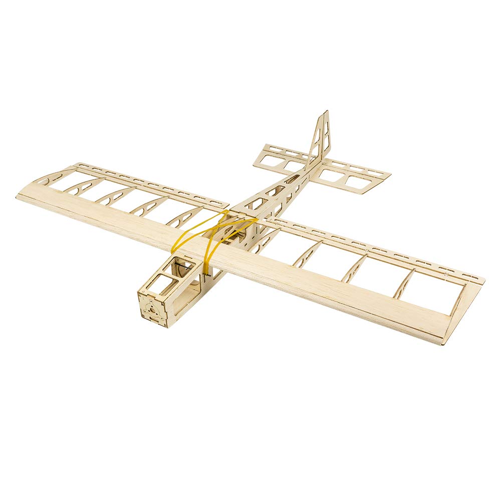 VilogaRC Balsa Wood Airplane R03 STICK-06 Model Aircraft, 580mm Wingspan Laser Cut Unassembled Flying Model Aircraft to Build, DIY RC Airplane Kit