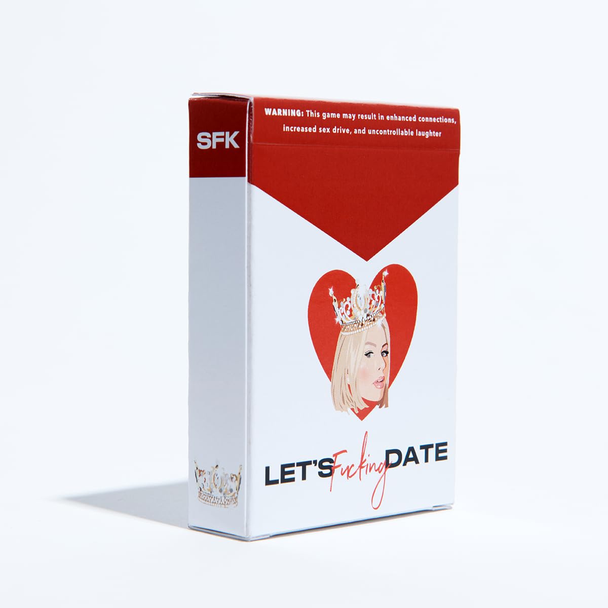 Let's Fucking Date Card Game, Adult Party Game with 50 Conversation Prompts, Fun Dating Game for Singles and Couples