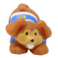 Fisher-Price Replacement Part for Collectible Little People Team Sports Soccer Playset T4845 - Replacement Brown Dog with Soccer Jersey