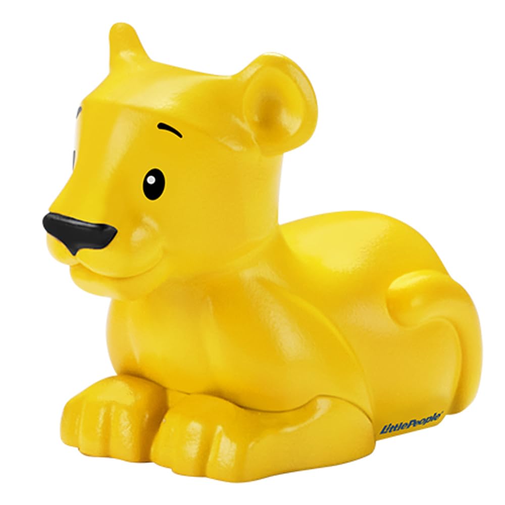 Replacement Part for Fisher-Price Little People Noah's Ark Playset - HNG03 ~ Replacement Orange Female Lion Lioness Figure ~ Works with Other Sets Too