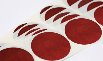 My Scratch Offs 1.5 Inch Red Round Scratch Off Sticker Labels (1000)
