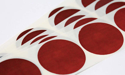 My Scratch Offs 1.5 Inch Red Round Scratch Off Sticker Labels (1000)