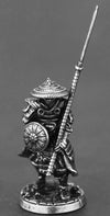 Alloy Samurai Model, Ancient Mini Warrior Model Toy, Japanese Style Table Games and Chess Decoration Military Manual, DIY Alloy Samurai Doll (Long