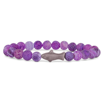 Fahlo Shark Tracking Bracelet, Coral Reef Violet