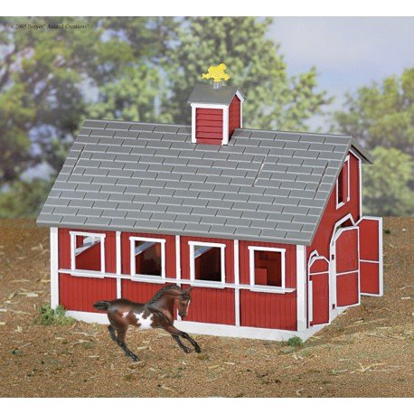 HorseSaddleShop Breyer Stablemates Red Stable Set Red-Stable-Set 59197