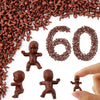 60Pcs Mini Plastic Babies, 1 Inch Tiny Baby Figurines for Baby Shower Game