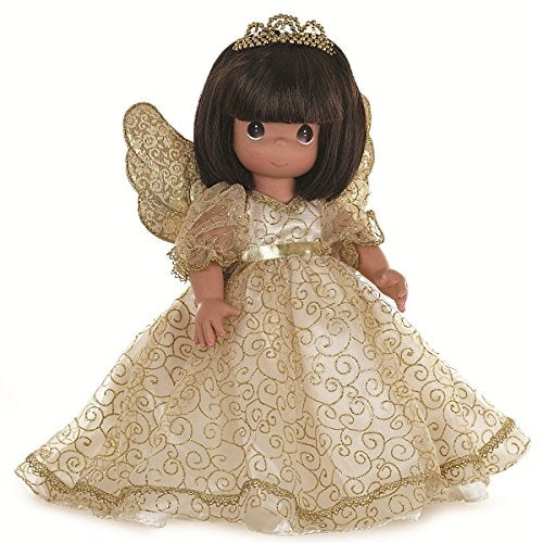 The Doll Maker Precious Moments Dolls, Linda Rick, Angelic Whispers from Heaven, Brunette, 16 inch Doll