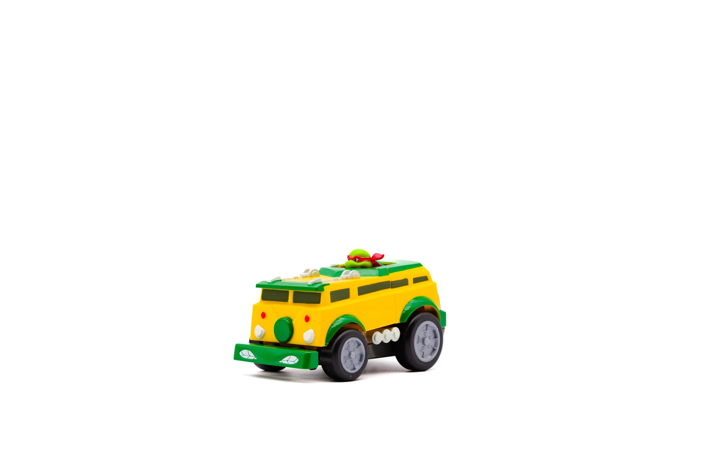 Teenage Mutant Ninja Turtles Toy, Raphael Shell Smashers, Light-Up Rev-Up Crash Vehicle with Smash & Reveal Action, Classic Edition, for Kids Ages 5+