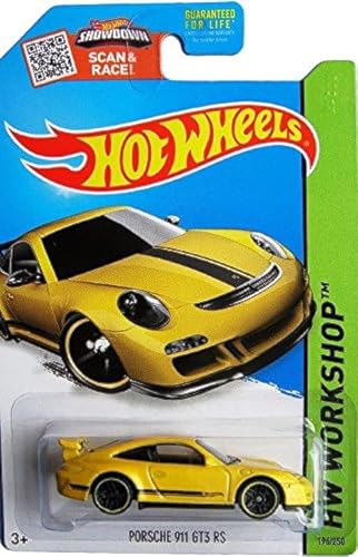 Hot Wheels 2015 HW Workshop Porsche 911 GT3 RS 196/250, Yellow