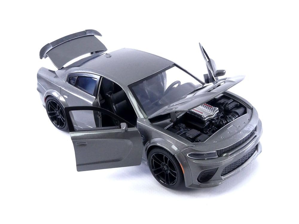 Jada Fast & Furious Fast X 1:24 Dom's 2021 Dodge Charger SRT Hellcat Die-Cast Car, Toys for Kids and Adults