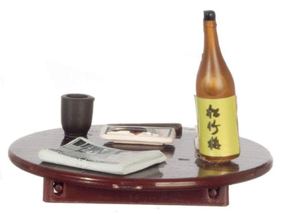 Dollhouse Miniature 1:24 Scale Table with Accessories #G7030