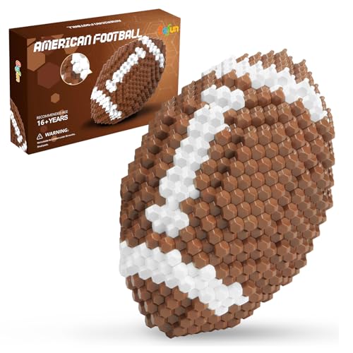 Befun Football Building Blocks Set, 399 Pieces Challenging STEM Building Kit for Adults & Teens 14 15 16, 3D Mini Soccer Model Educational Toy, Stress