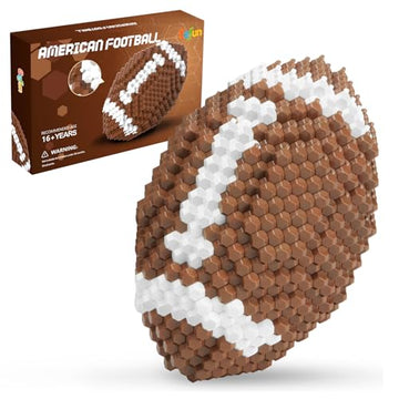 Befun Football Building Blocks Set, 399 Pieces Challenging STEM Building Kit for Adults & Teens 14 15 16, 3D Mini Soccer Model Educational Toy, Stress