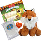 Stuffems Toy Shop Make Your Own Stuffed Animal Mini 8 Inch Super Fluffy Fox Kit - No Sewing Required!