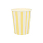 Meri Meri Striped Cups for Parties (Pack of 8), Disposable Paper Cups, Sized for Kids & Adults, Ideal for Hot or Cold Party Drinks, 9oz Capacity