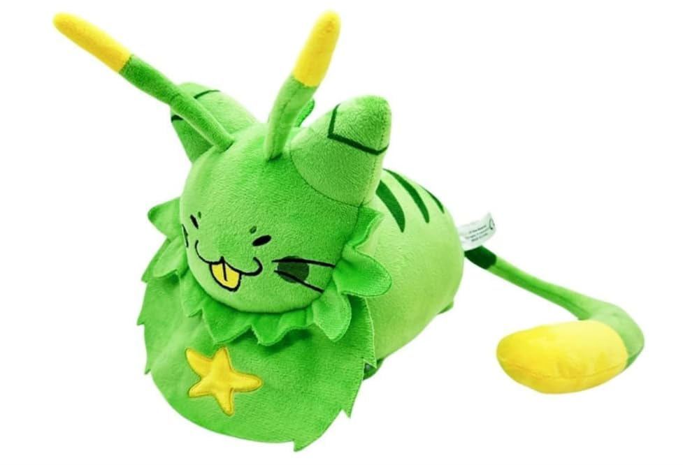 HQRYSH Gnarpy Plush, Regretavator Gnarpy Alien Cat Plush Toys Give Fans and Friends Beautifully Plushie Doll Gifts (Green)