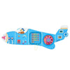 Monläurd® Wooden Airplane Activity Wall Panel for Kids, Wall Toys for Toddlers 1-3, Playroom Toys, Daycare Furniture, Montessori Busy Board