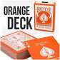 Magic Makers Orange Playing Cards Bicycle Deck