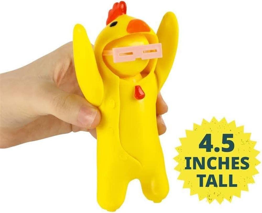 Gang Beasts Yellow Chicken Costume Video Game Fighter Character Figure