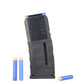 WORKER 12-Darts Magazine Clip Replacement for Nerf N-Strike Elite Toy Color Black