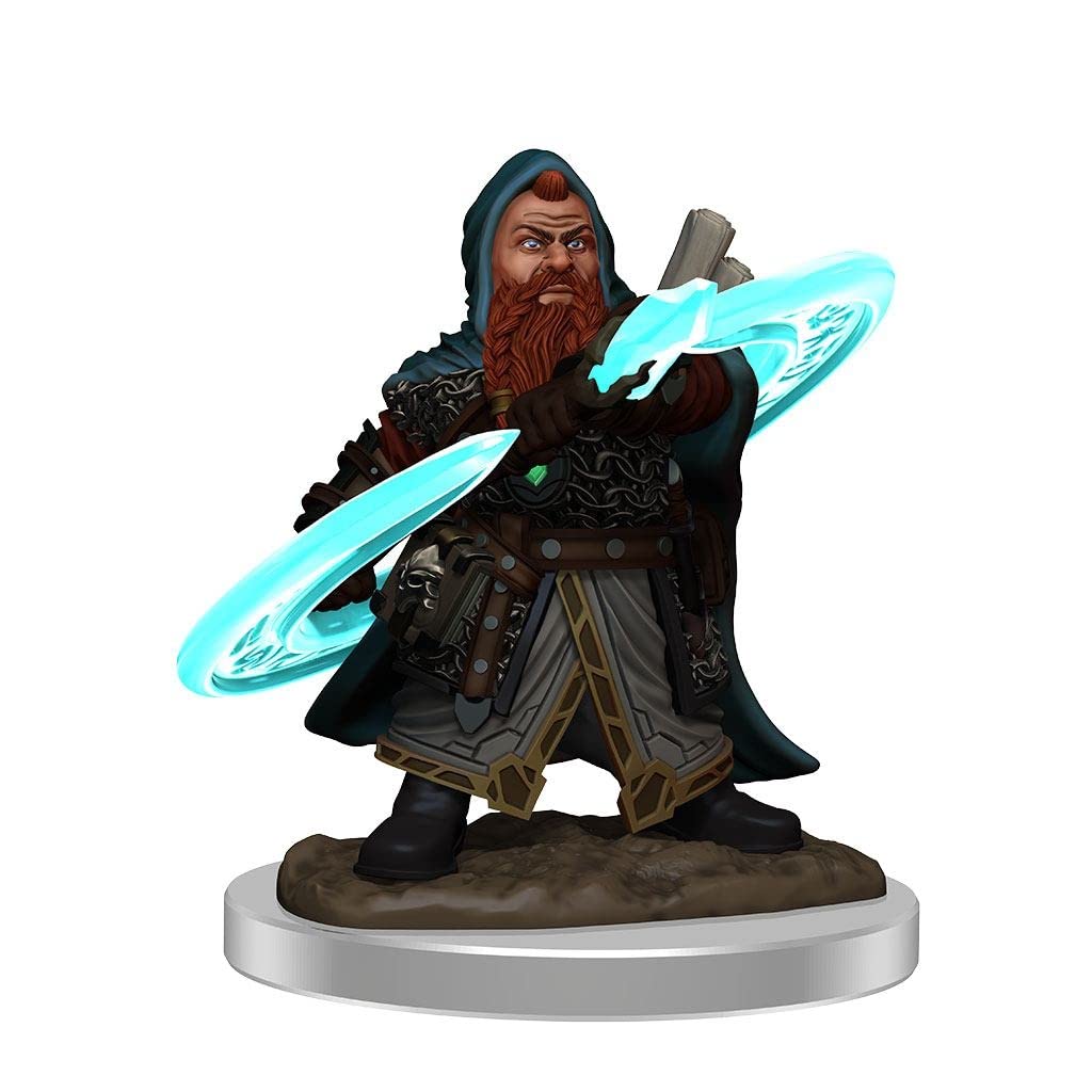 Pathfinder Battles: Premium Painted Figure - Male Dwarf Sorcerer