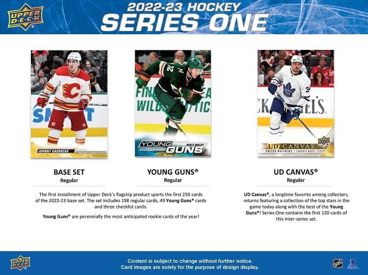 Upper Deck 2022-23 Series 1 Hockey Card Fat Pack (Contains 30 Cards)
