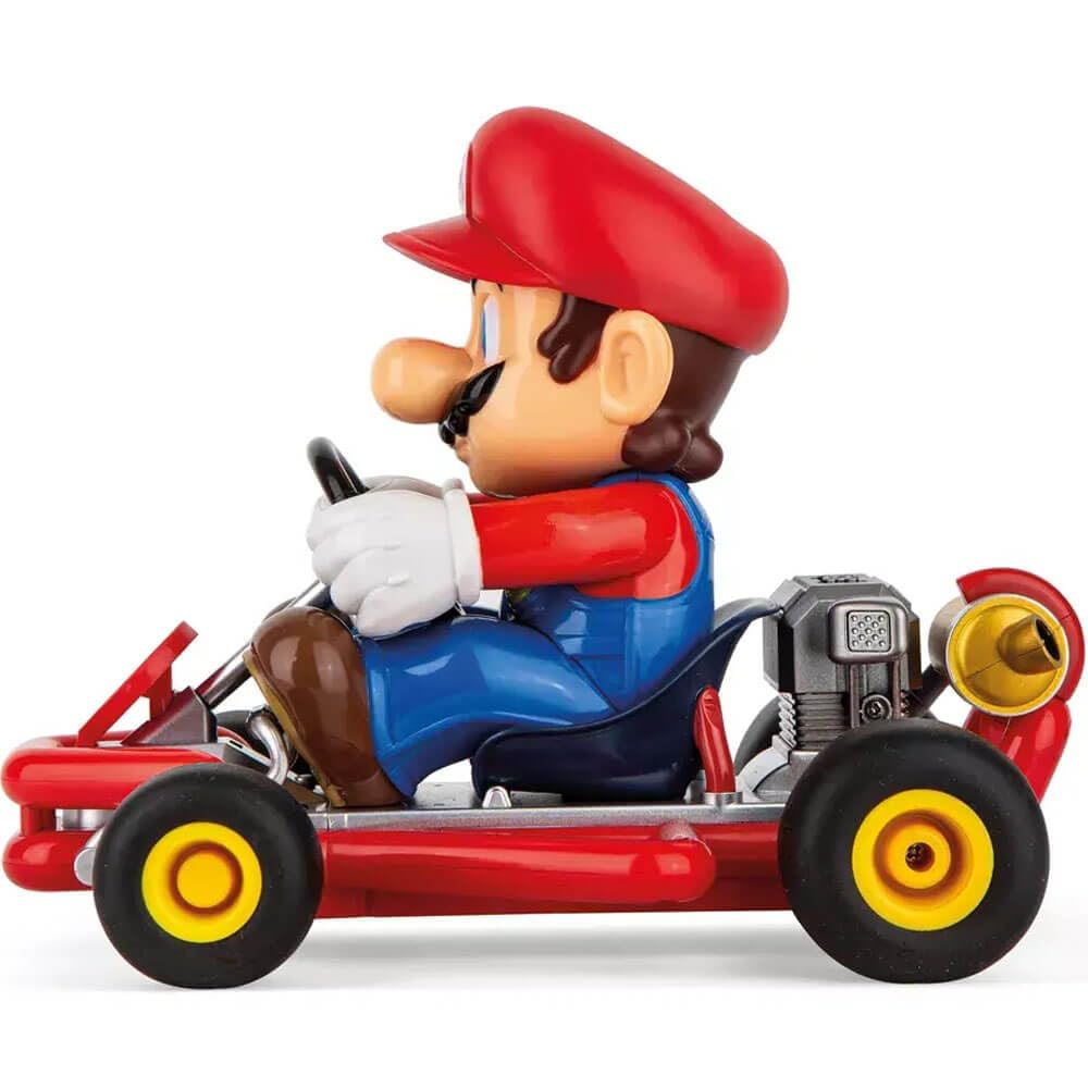 Carrera 200989 RC Official Licensed Kart Pipe Kart Mario 1:18 Scale 2.4 Ghz Remote Radio Control Car with Rechargeable LiFePO4 Battery - Kids Toys