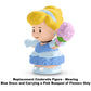 Replacement Part for Fisher-Price Little People Princess Cinderella and Prince Charming Figure Pack - FKW19 ~ Replacement Cinderella Figure ~ Wearing