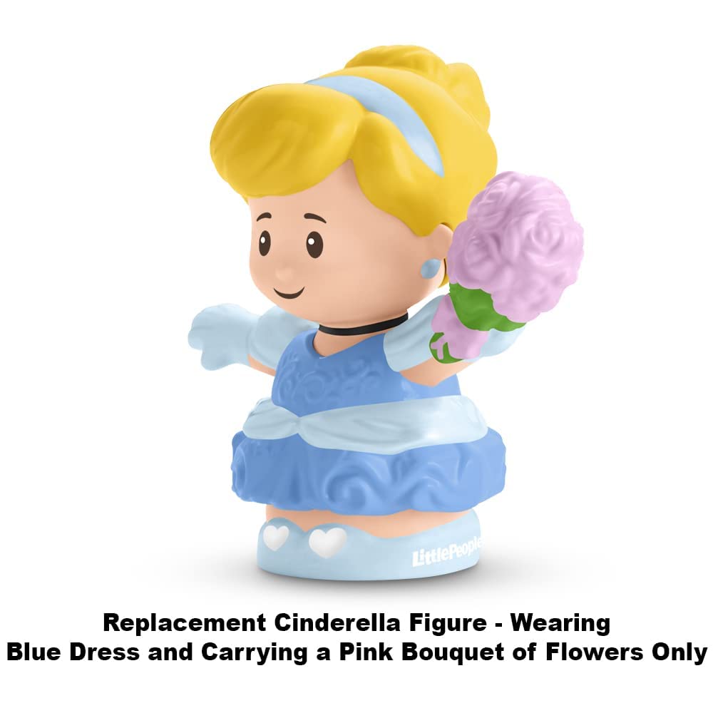 Replacement Part for Fisher-Price Little People Princess Cinderella and Prince Charming Figure Pack - FKW19 ~ Replacement Cinderella Figure ~ Wearing