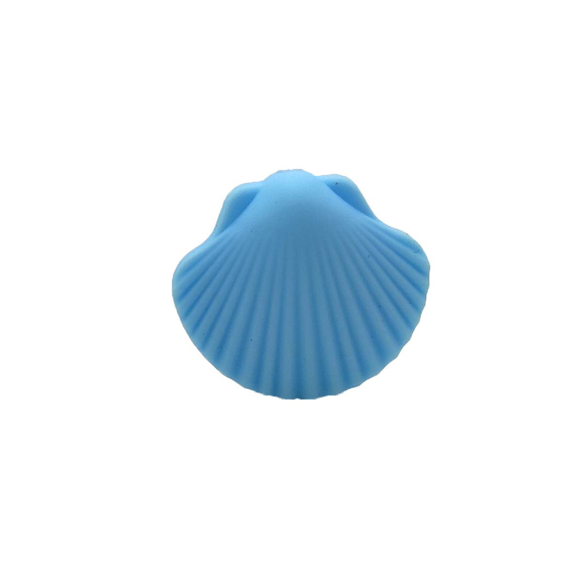 24pcs Mini Cute Silicone Shell Bead Animal Silicone Shellfish Bead for DIY Beading Mom Necklace Pendant Accessories (Mix Color 24pcs)