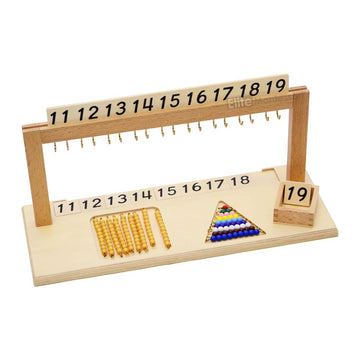 Elite Montessori Teen Bead Hanger with Beads Preschool Learning Material