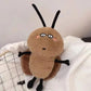 Xshelley 9.8inch Plush Cockroach Stuffed Animal Toys,Creative Cockroach Cartoon Doll Teasing Ugly Cute PlushToys,Fun Birthday Gifts Home Decor