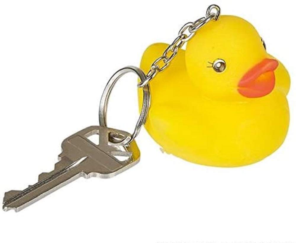 Rubber Duck Key Chain, Package of 12
