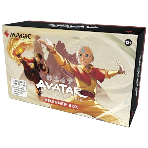 Magic: The Gathering | Avatar: The Last Airbender Beginner Box | 2-Player Card Game | Includes 2 Tutorial Decks, 8 Themed Half-Decks, 2 Playboards, 2