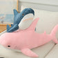 OPHRBU Shark Plushies Pillow Large, Plush Shark Toy Pillow, Comfortable Sleep Pillow Back Cushion, Kids Room Decoration, Bedtime Gift for Boys