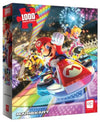 Mario Kart “Rainbow Road” 1,000 Piece Jigsaw Puzzle | Collectible Super Mario Puzzle Artwork Featuring Mario, Princess Peach, and Bowser |