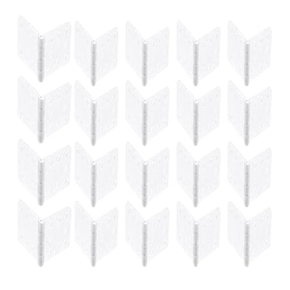 Nylon Hinge, 20 Remote Control Aircraft Hinges, Suitable for Fixing Nylon Small Hinges (3 Sizes) for RC Aircraft Model Aircraft Parts.skrnrhrery