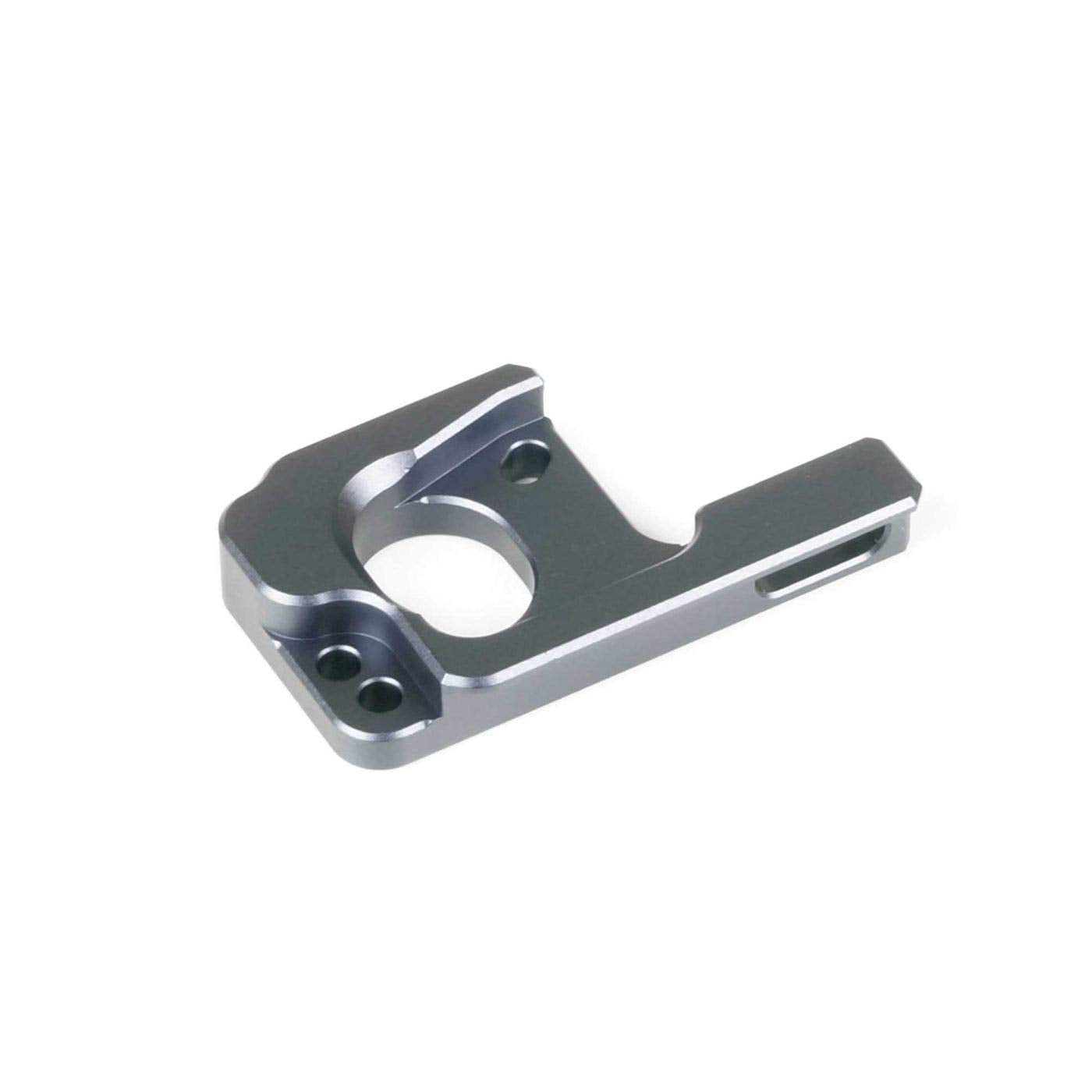 TEKNO RC LLC Motor Mount Insert 7075, Anodized Gun Metal: EB/ET48 2.0, TKR9011