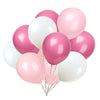 KADBANER White light pink rose red Latex Balloons,100 Pack 12 Inch