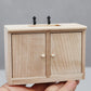 AirAds Dollhouse 1:12 Scale Dollhouse Miniature Furniture Sink Storage Dolls Chest Unfinished wooded Furniture Dollhouse Furniture Dolls Accessories