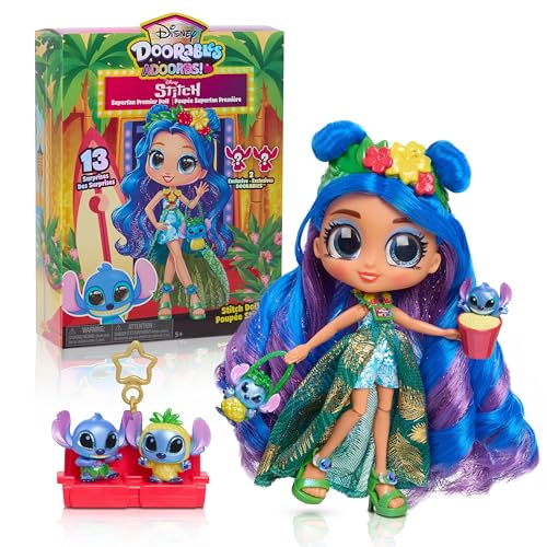 Disney Doorables ADOORBS Deluxe Stitch Superfan Doll, 2 Exclusive Figures