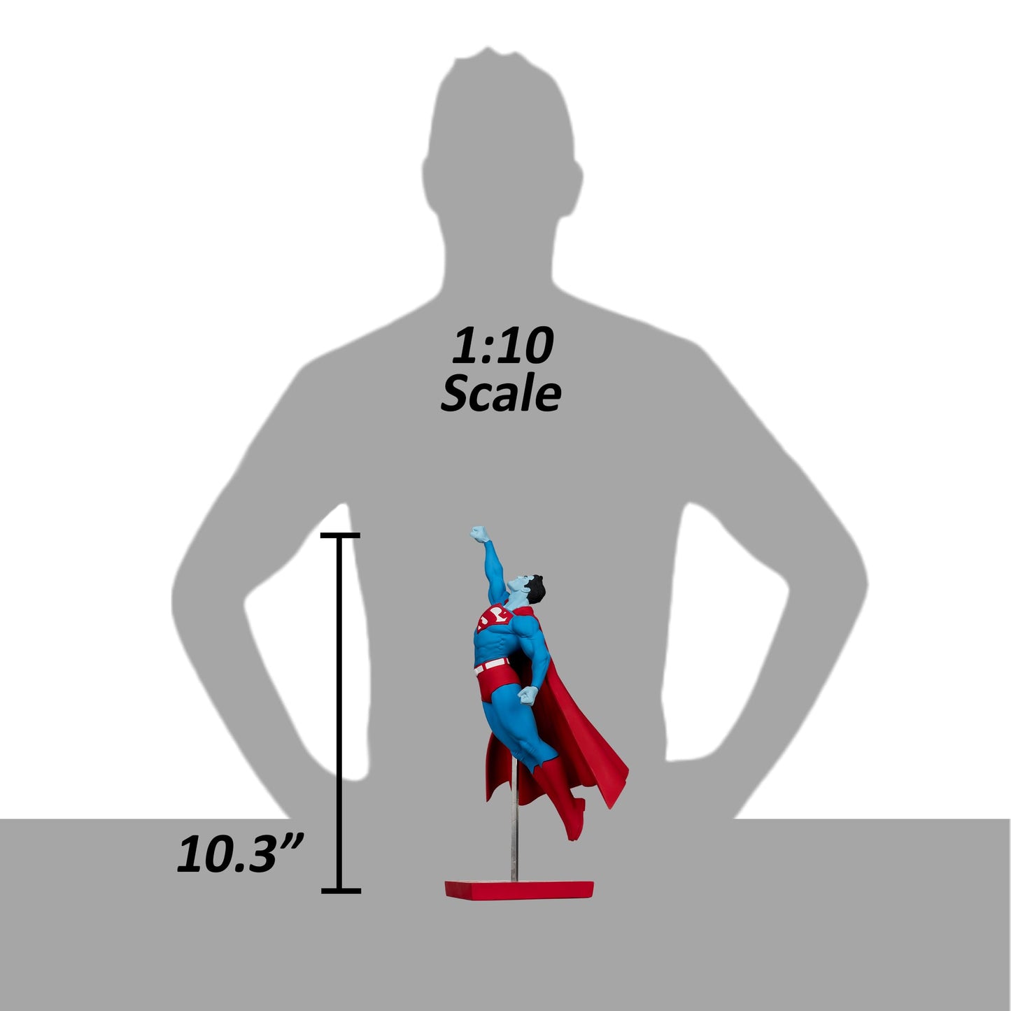 McFarlane Toys - DC Direct Superman by Gary Frank (Superman Red and Blue) 1:10 Scale Resin Statue