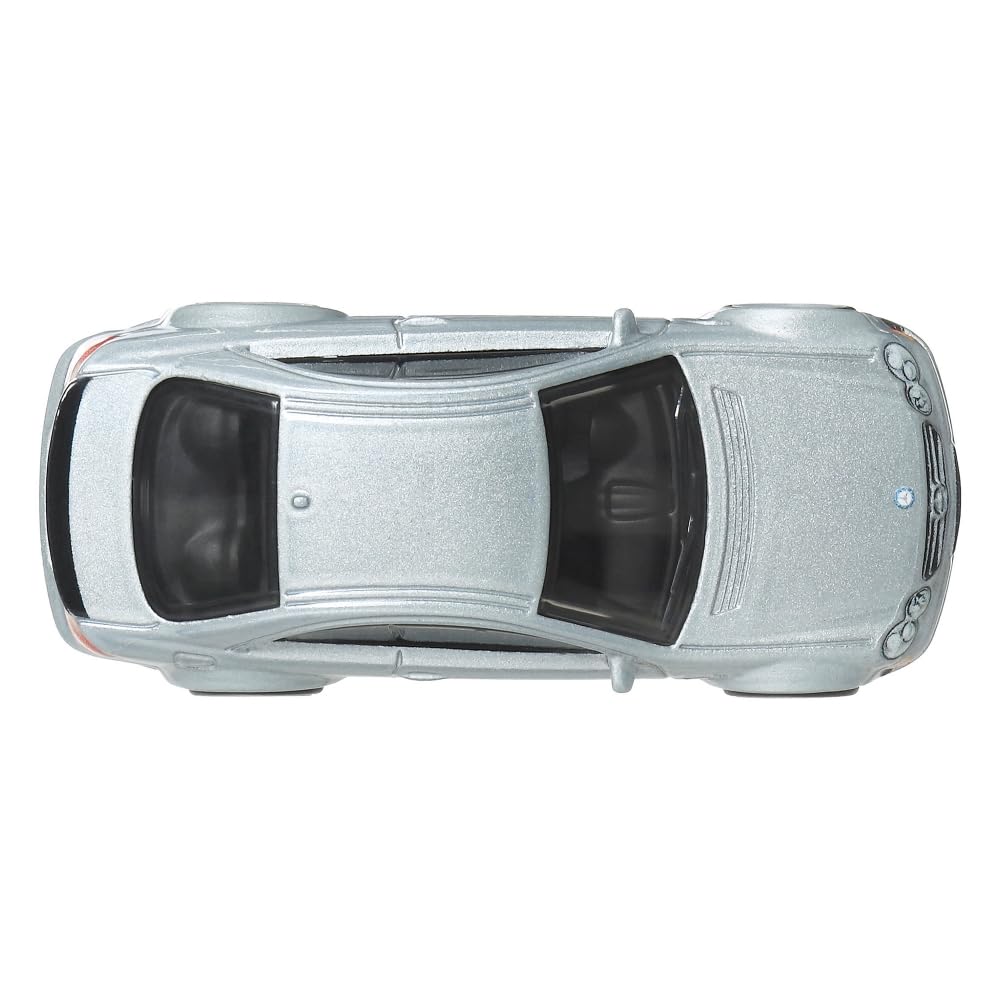 Hot Wheels Boulevard 2008 Mercedes-Benz CLK 63 AMG Black Series Ride On Toy Mini Car Ages 3+ Silver JBL07