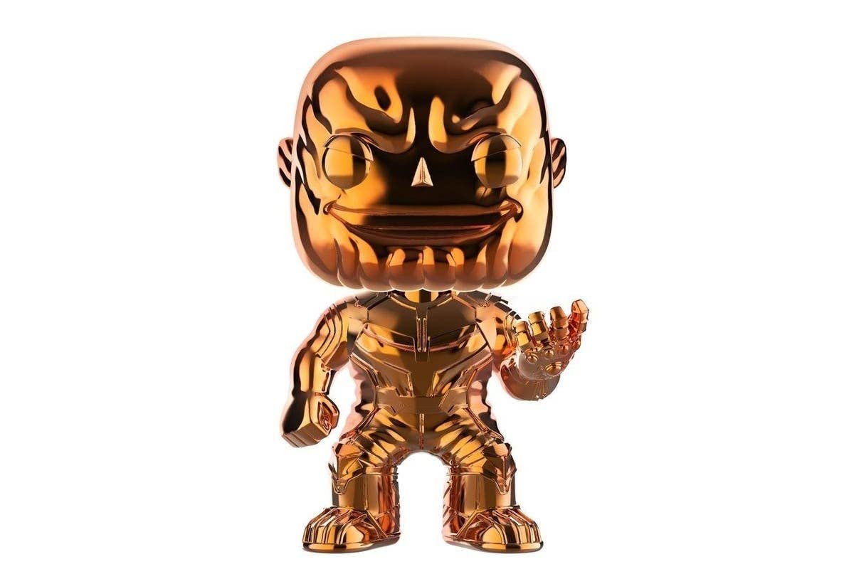 Pop Funko Thanos Orange Chrome Walmart Exclusive Vinyl Figure